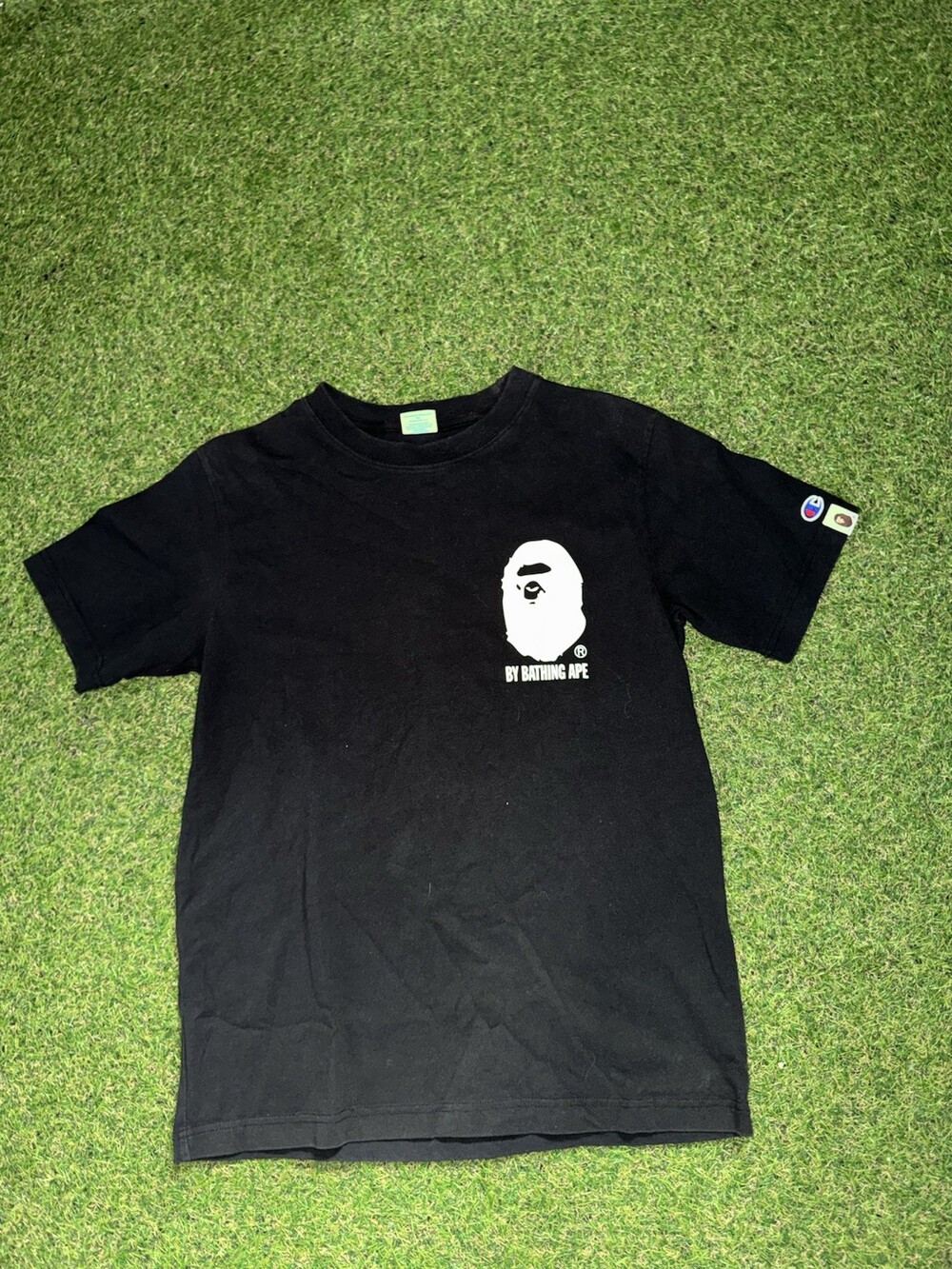 Bape Champion Collab T Shirt Size M